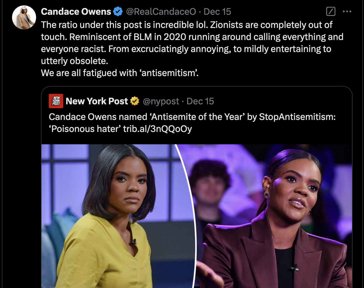 Candace Owens and the Normalization of Hate