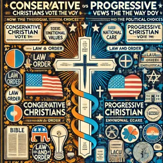 Why Conservative and Progressive Christians Vote the Way They Do: Theological Views Shaping Political Choices